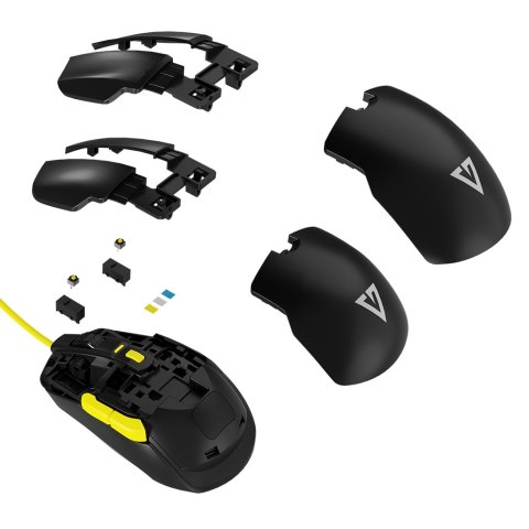 MODECOM VOLCANO JAGER CZARNA PRZEWODOWA MYSZ OPTYCZNA MODECOM