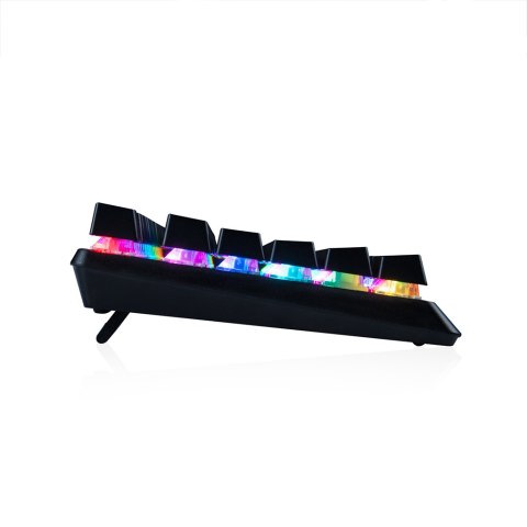 MODECOM VOLCANO LANPARTY PLUS RGB PRZEWODOWA KLAWIATURA MECHANICZNA (BRĄZOWY WYMIENIALNY PRZEŁĄCZNIK OUTEMU) DE LAYOUT MODECOM