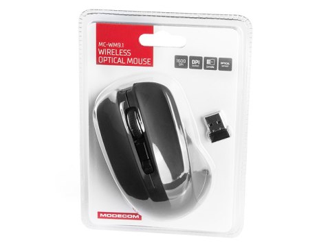 MODECOM WM9.1 CZARNA BEZPRZEWODOWA MYSZ OPTYCZNA MODECOM