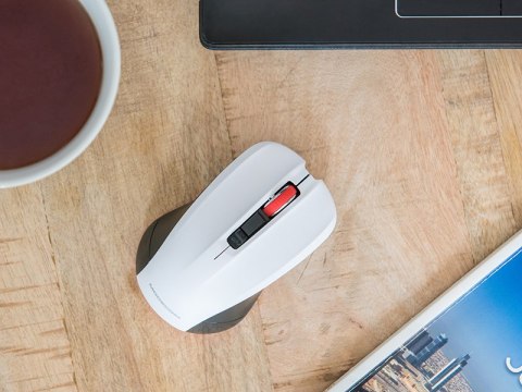 MODECOM WM9.1 CZARNO-BIAŁA BEZPRZEWODOWA MYSZ OPTYCZNA MODECOM