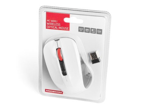 MODECOM WM9.1 CZARNO-BIAŁA BEZPRZEWODOWA MYSZ OPTYCZNA MODECOM