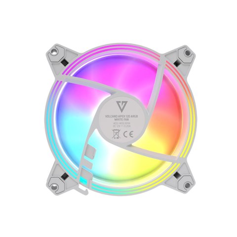 VOLCANO APEX 120 ARGB BIAŁY WENTYLATOR MODECOM