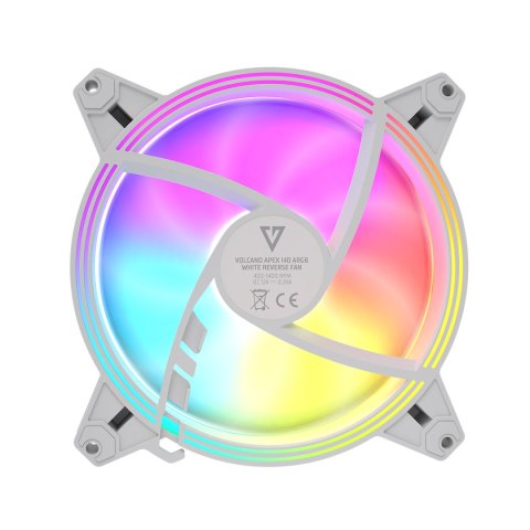 VOLCANO APEX 140 ARGB BIAŁY WENTYLATOR ODWRÓCONY MODECOM