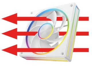 VOLCANO LOOP 120 ARGB BIAŁY WENTYLATOR ODWRÓCONY MODECOM