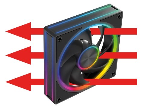VOLCANO LOOP 120 ARGB CZARNY WENTYLATOR MODECOM