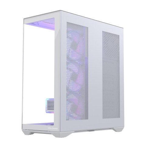 VOLCANO SPACE XL ARGB FULL TOWER 5F BIAŁA OBUDOWA KOMPUTEROWA MODECOM