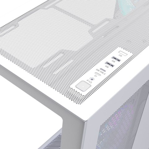 VOLCANO SPACE XL ARGB FULL TOWER 5F BIAŁA OBUDOWA KOMPUTEROWA MODECOM