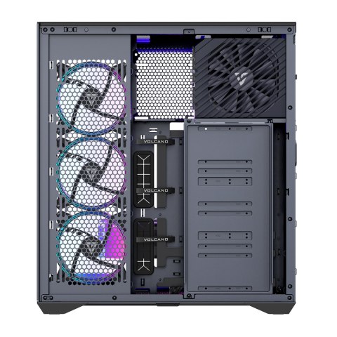 VOLCANO SPACE XL ARGB FULL TOWER 5F CZARNA OBUDOWA KOMPUTEROWA MODECOM
