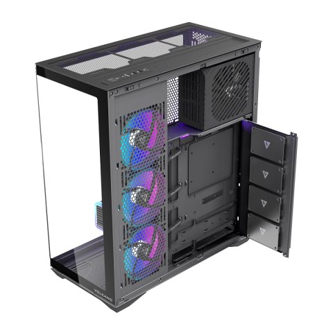 VOLCANO SPACE XL ARGB FULL TOWER 5F CZARNA OBUDOWA KOMPUTEROWA MODECOM