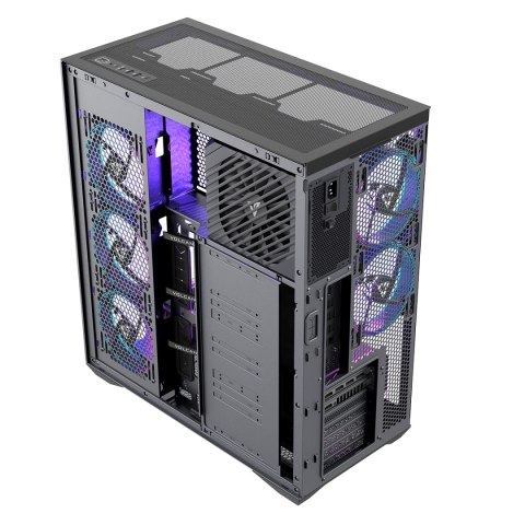 VOLCANO SPACE XL ARGB FULL TOWER 5F CZARNA OBUDOWA KOMPUTEROWA MODECOM