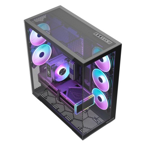 VOLCANO SPACE XL ARGB FULL TOWER 5F CZARNA OBUDOWA KOMPUTEROWA MODECOM