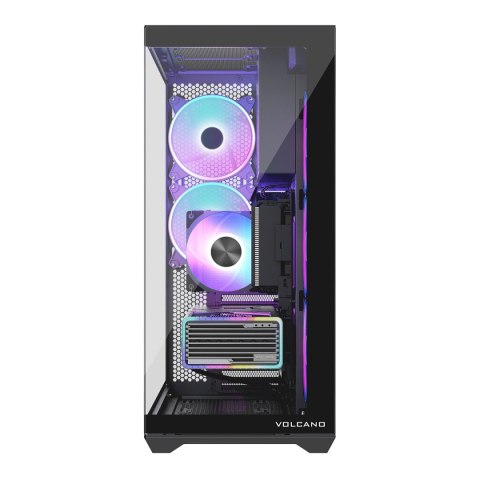 VOLCANO SPACE XL ARGB FULL TOWER 5F CZARNA OBUDOWA KOMPUTEROWA MODECOM