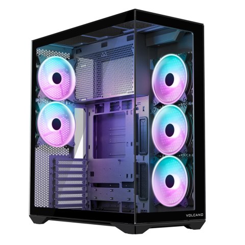 VOLCANO SPACE XL ARGB FULL TOWER 5F CZARNA OBUDOWA KOMPUTEROWA MODECOM