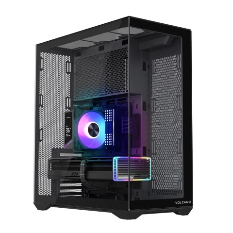VOLCANO SPACE XL FULL TOWER NF CZARNA OBUDOWA KOMPUTEROWA MODECOM