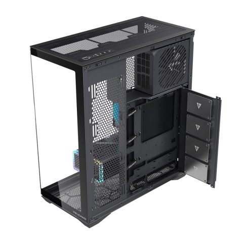 VOLCANO SPACE XL FULL TOWER NF CZARNA OBUDOWA KOMPUTEROWA MODECOM