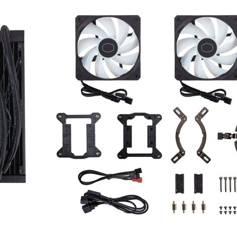 Cooler Master COOLER MASTER CHŁODZENIE WODNE CPU MASTERLIQUID 240L CORE ARGB MLW-D24M-A18PZ-R1
