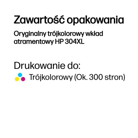 Hewlett-Packard HP 304XL TRI-COLOR ORIGINAL INK/EN/PL/HU/CZ/SL CARTRIDGE