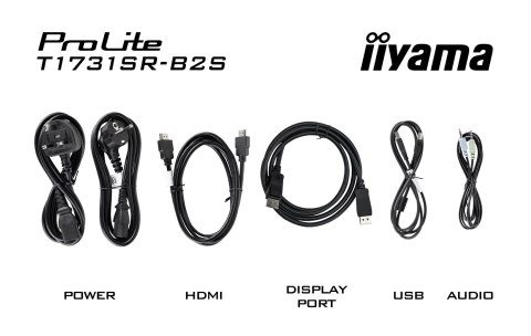 IIYAMA Iiyama ProLite T1731SR-B2S monitor komputerowy 43,2 cm (17") 1280 x 1024 px Ekran dotykowy