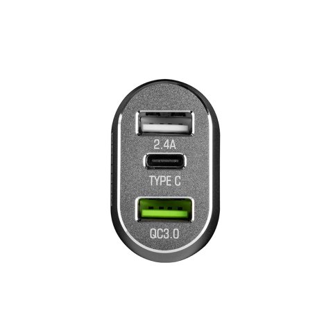 MODECOM CU2C1 ŁADOWARKA SAMOCHODOWA (Quick Charge 3.0 + USB + USB Typ C) MODECOM