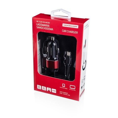 MODECOM CU2K-09-MICRO ŁADOWARKA SAMOCHODOWA USB + Micro USB MODECOM