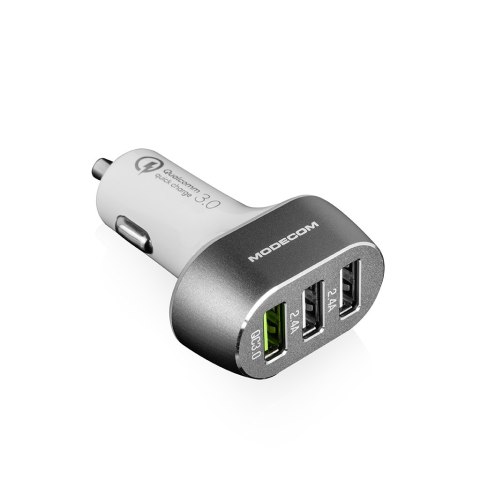 MODECOM CU3 ŁADOWARKA SAMOCHODOWA (Quick Charge 3.0 + 2x USB) MODECOM