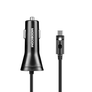 MODECOM KULC ROYAL ZASILACZ USB DO SAMOCHODU Z KABLEM Type-C MODECOM