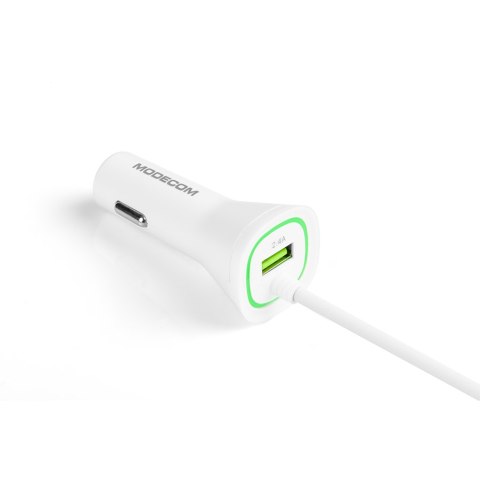 MODECOM KULL ROYAL ZASILACZ USB DO SAMOCHODU Z KABLEM LIGHTNING MODECOM