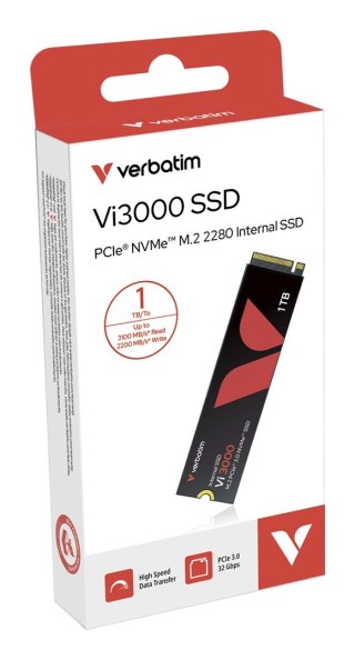 Verbatim Verbatim Vi3000 1 TB M.2 PCI Express 3.0 NVMe