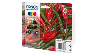 Epson Epson 503XL nabój z tuszem 4 szt. Oryginalny Wysoka (XL) wydajność Czarny, Cyjan, Purpurowy, Żółty