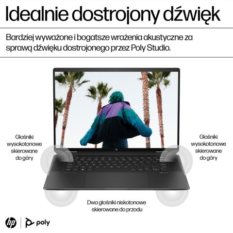 Hewlett-Packard HP Spectre x360 16-aa0233nw Ultra 7 155H 16" 2.8K Touch OLED 120Hz AG 16GB DDR5 6400 SSD1TB RTX 4050_6GB Cam 9MP 83Wh W11Pro 2Y