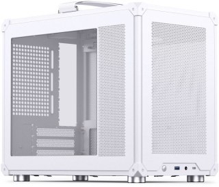 Jonsbo Obudowa PC Jonsbo C6 MAX, Mini Obudowa, Micro-ATX, Szkło Hartowane - Białe