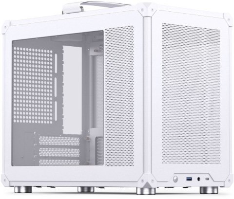 Jonsbo Obudowa PC Jonsbo C6 MAX, Mini Obudowa, Micro-ATX, Szkło Hartowane - Białe