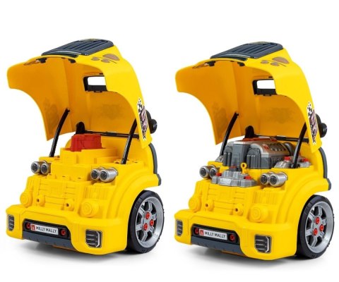 Milly Mally Zestaw mechanik warsztat silnik rozkręcalny N-Gine żółty