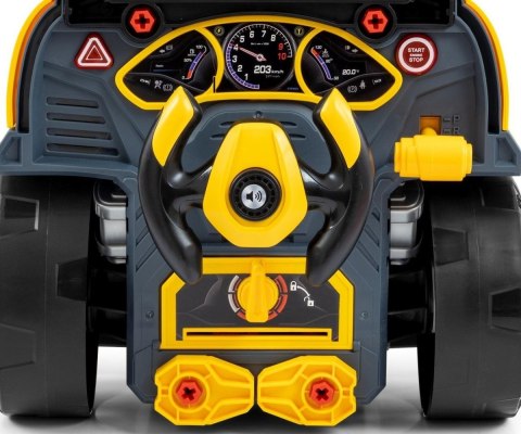 Milly Mally Zestaw mechanik warsztat silnik rozkręcalny N-Gine żółty