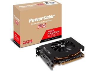 PowerColor Karta graficzna Powercolor Radeon RX6500 ITX 4GB GDDR6 HDMI DP (AXRX 6500XT 4GBD6-DH)