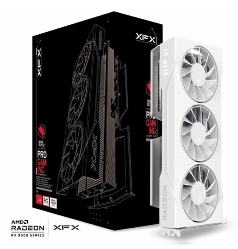XFX Karta graf. XFX SWIFT RX 9060XT OC White 3-FAN 16GB