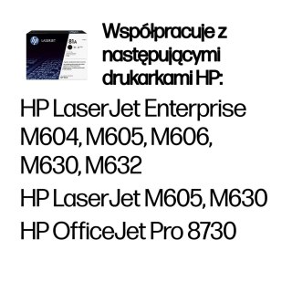 Hewlett-Packard HP Oryginalny wkład laserowy 81A LaserJet, czarny