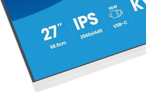 IIYAMA Iiyama ProLite XB2797QSNP-W1 monitor komputerowy 68,6 cm (27") 2560 x 1440 px Quad HD LCD Biały