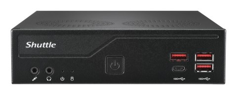 Shuttle Shuttle DB860 komputer typu barebone Wielkość PC 1.35L Czarny Intel B860 LGA 1851 (Socket V1)