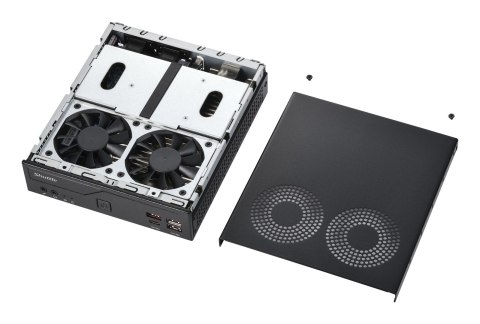 Shuttle Shuttle DB860 komputer typu barebone Wielkość PC 1.35L Czarny Intel B860 LGA 1851 (Socket V1)