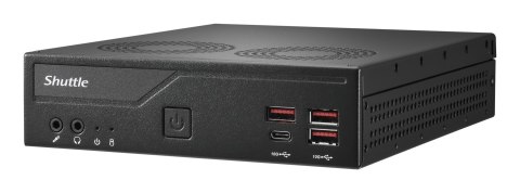 Shuttle Shuttle DB860 komputer typu barebone Wielkość PC 1.35L Czarny Intel B860 LGA 1851 (Socket V1)