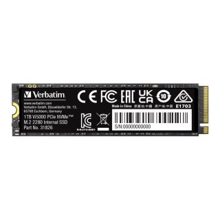 Verbatim Dysk SSD Verbatim Vi5000 1TB M.2 2280 PCIe Gen4 NVME (5000/4500 MB/s)