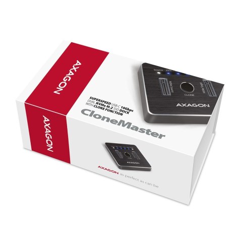 AXAGON Axagon ADSA-M2C stacja dokująca do dysków twardych USB 3.2 Gen 2 (3.1 Gen 2) Type-C