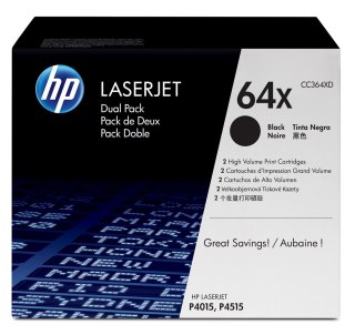 Hewlett-Packard HP (CC364XD) No 64XD HP64XD HP 64XD Dwupak wkład (CC364XD)