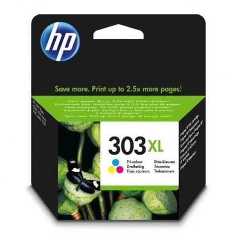 Hewlett-Packard ORIGINAL HP 303XL HIGH YIELD/TRI-COLOR INK CARTRIDGE