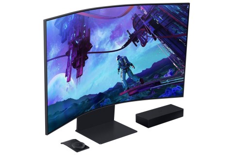 Samsung Samsung G97NC monitor komputerowy 139,7 cm (55") 3840 x 2160 px 4K Ultra HD LED Czarny