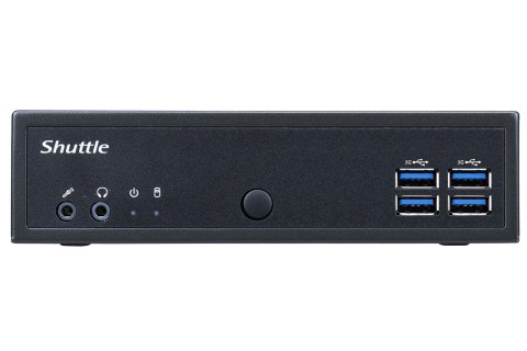Shuttle Shuttle DL30N komputer typu barebone Wielkość PC 1.35L Czarny N100