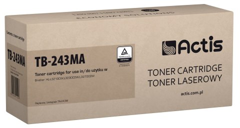 ACTIS Actis TB-243MA Toner (zamiennik Brother TN-243M; Standard; 1000 stron; czerwony)