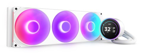 NZXT NZXT Kraken Elite 420 RGB Procesor Chłodnica cieczy all-in-one 14 cm Biały 1 szt.