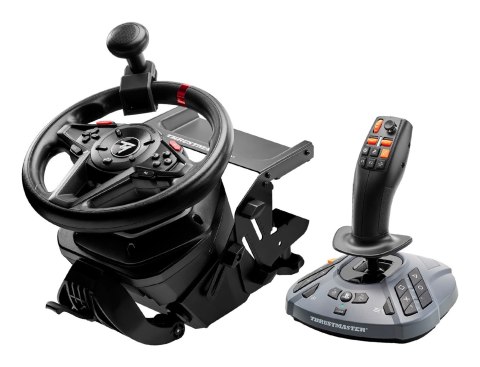 THRUSTMASTER Thrustmaster T128 SimTask Farming Pack Czarny Kierownica + pedały + dźwignia zmiany biegów PC, PlayStation 4, PlayStation 5